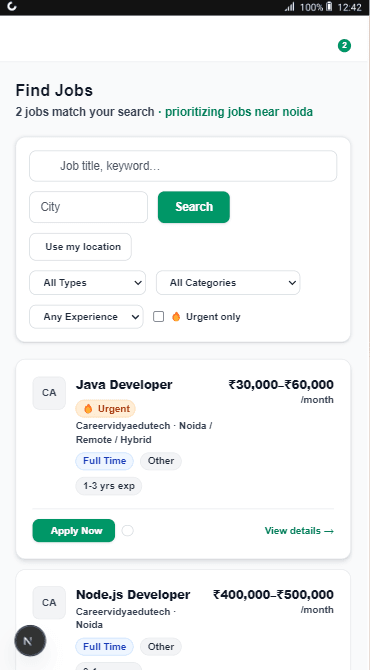 Mobile App Preview